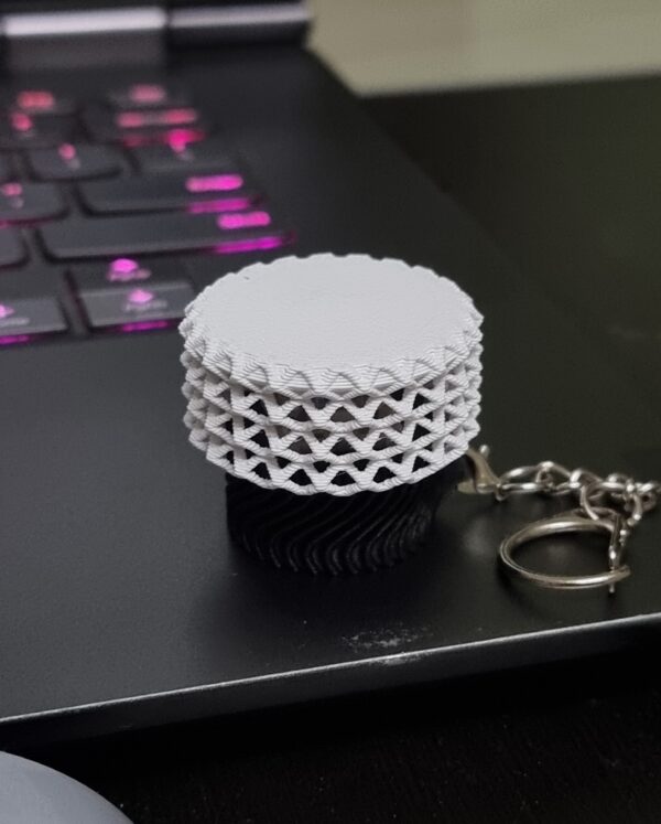 Lamp Clicker Keyring | Modern RGB Clicker | Minimalist Keychain Lamp