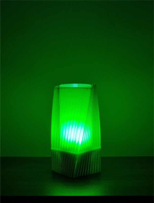 Futuristic Lamp | Modern Ambient Light | Minimalist Desk Lamp | Unique Geometric Night Light | Cyberpunk Home Decor