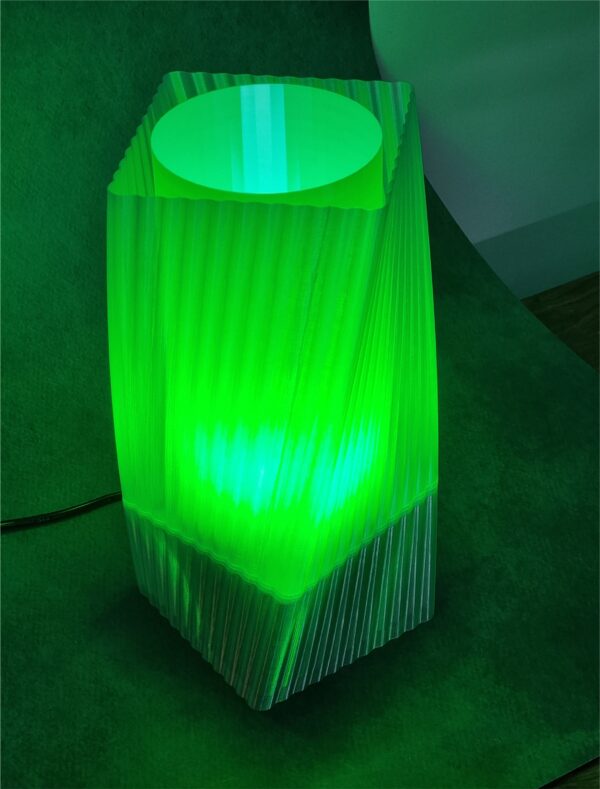 Futuristic Lamp | Modern Ambient Light | Minimalist Desk Lamp | Unique Geometric Night Light | Cyberpunk Home Decor