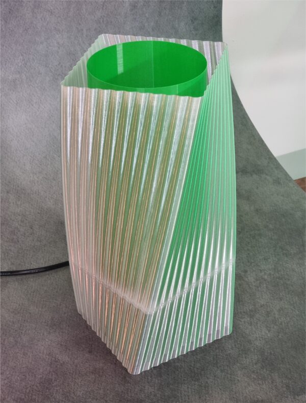 Futuristic Lamp | Modern Ambient Light | Minimalist Desk Lamp | Unique Geometric Night Light | Cyberpunk Home Decor