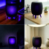Table Lamp, Modern Mesh Ambient Light, Cyberpunk Desk Lamp, LED Mood Light, Contemporary Home Decor
