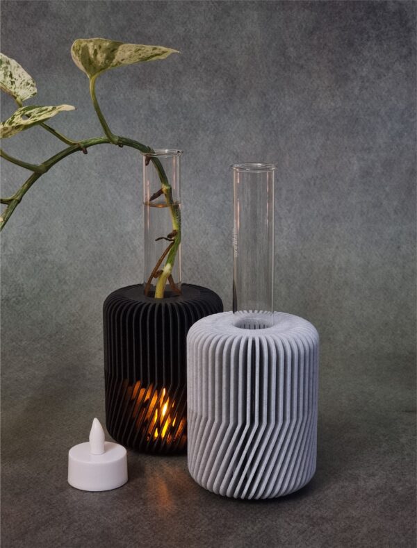 Planter Lamp – Modern Minimalist Ambient Decor with Glass Tube