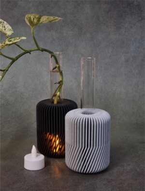 Planter Lamp – Modern Minimalist Ambient Decor with Glass Tube