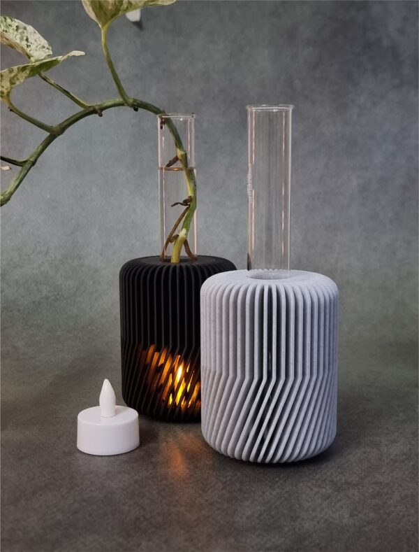 Planter Lamp – Modern Minimalist Ambient Decor with Glass Tube