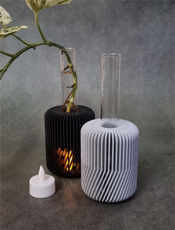 Planter Lamp – Modern Minimalist Ambient Decor with Glass Tube