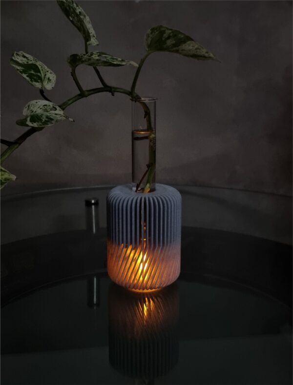 Planter Lamp – Modern Minimalist Ambient Decor with Glass Tube